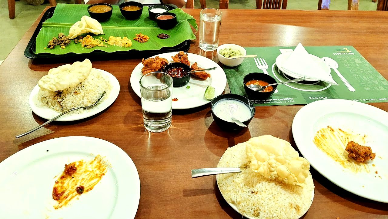 Appam with curries